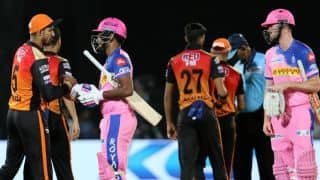 VIDEO: हैदराबाद को 7 विकेट से हरा राजस्‍थान ने पेश की प्‍लेऑफ के लिए दावेदारी